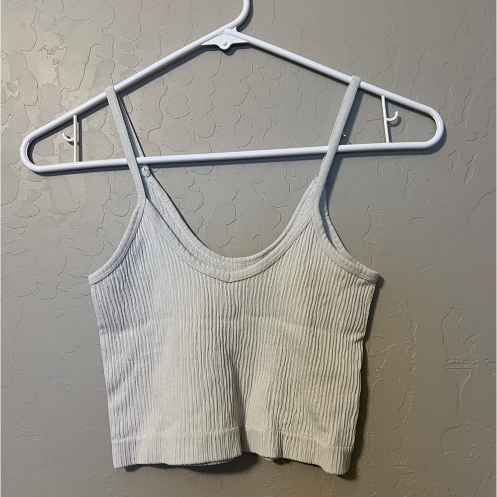 Out from under drew seamless ribbed crop tank top